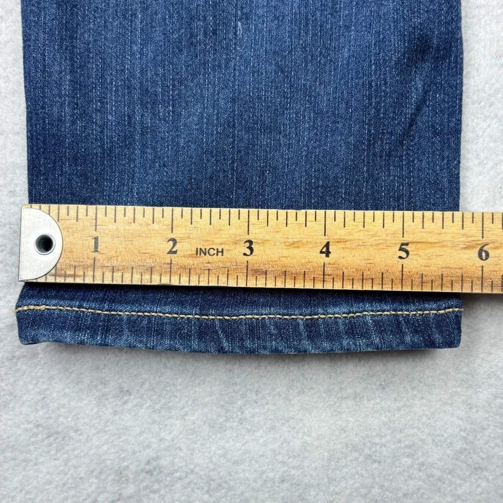 Torrid Womens 10 Medium Wash Distressed Crop Bombshell Skinny Jeans 14468829